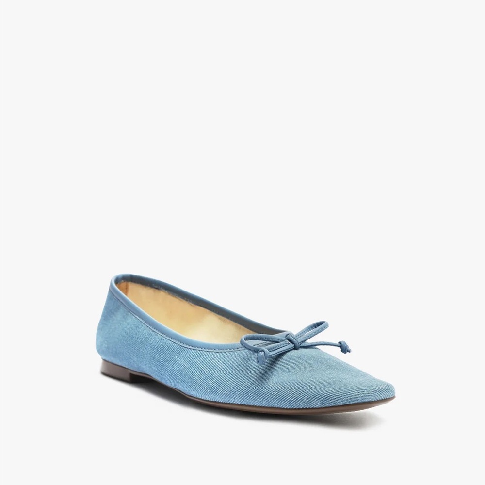 👖 Schutz Arissa Denim Ballet Flats | NWT/NIB | Size 9.5 Have Dustbag